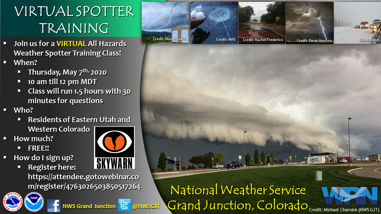 Sign Up For Our Very First Virtual Spotter Training May 7th From 10 Am